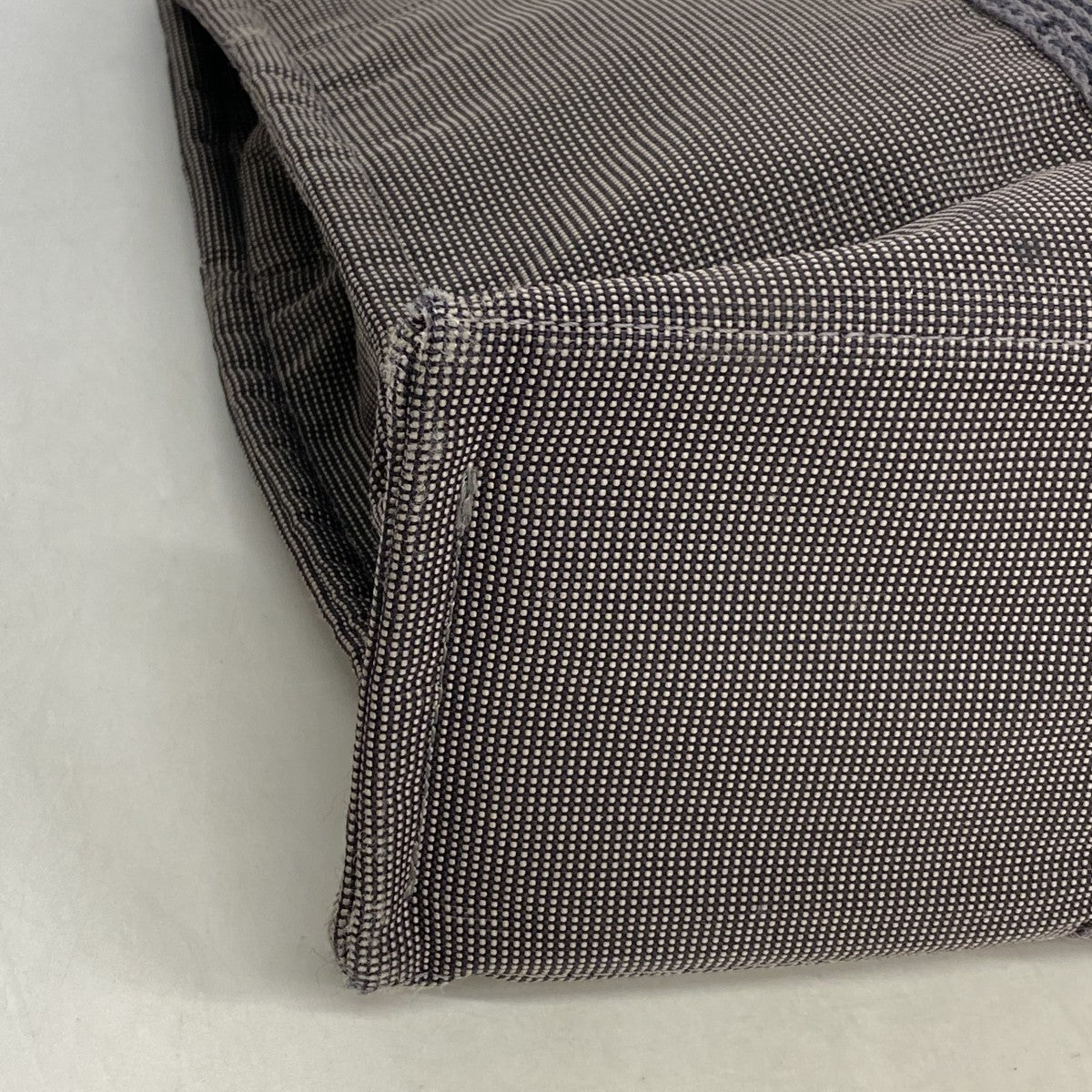 【6gc3560-k】エルメス トートバッグ エールラインMM キャンバス グレー シルバー金具【中古】メンズ レディース ユニセックス