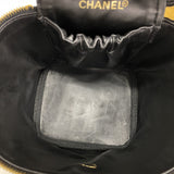 【6gc3564-k】シャネル バニティバッグ ビコローレ ラムスキン ブラック ゴールド金具【中古】レディース