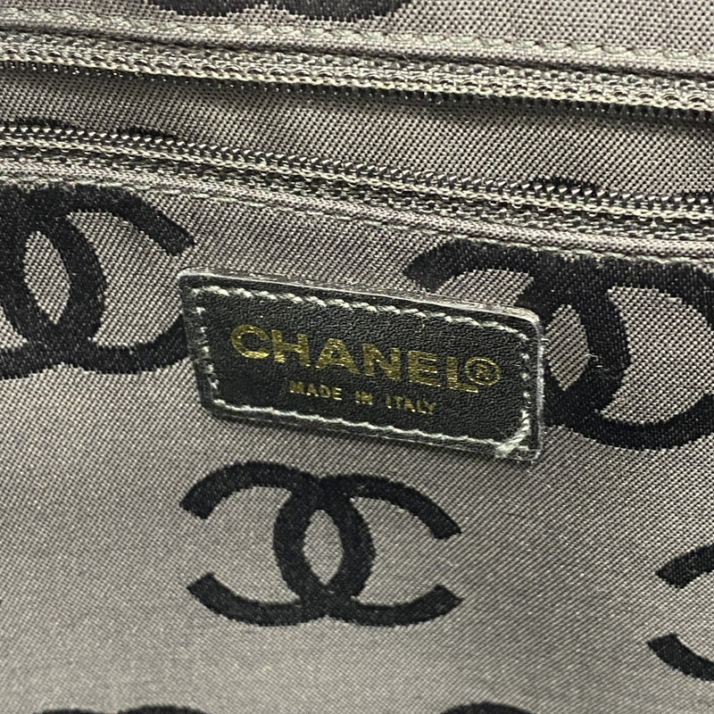 【6gc3565-k】シャネル ハンドバッグ ワイルドステッチ ラムスキン ブラック ゴールド金具【中古】レディース