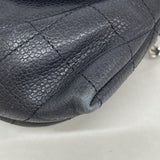 【6gc3566-k】シャネル ショルダーバッグ マトラッセ チェーンショルダー キャビアスキン ブラック シルバー金具【中古】レディース