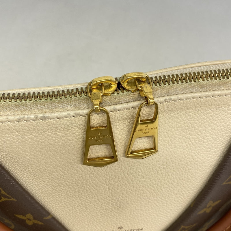 【6gc3583-k】ルイヴィトン ハンドバッグ モノグラム VトートBB M44520 ブラウン 2wayバッグ【中古】レディース