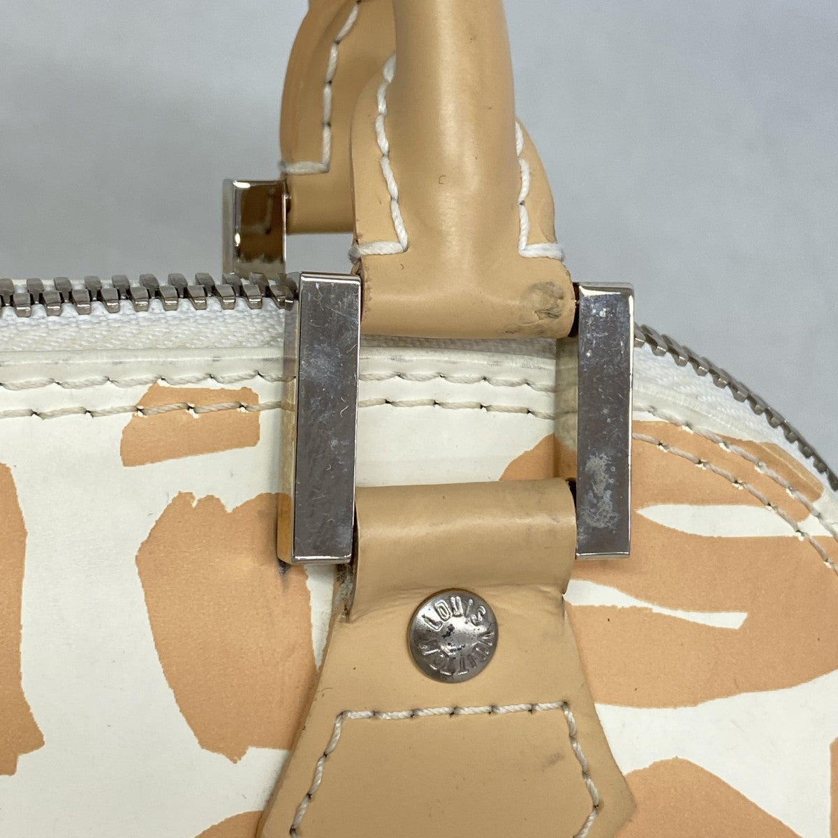 【6gc3584-k】ルイヴィトン ハンドバッグ グラフィティ アルマPM M92178 ベージュ【中古】レディース