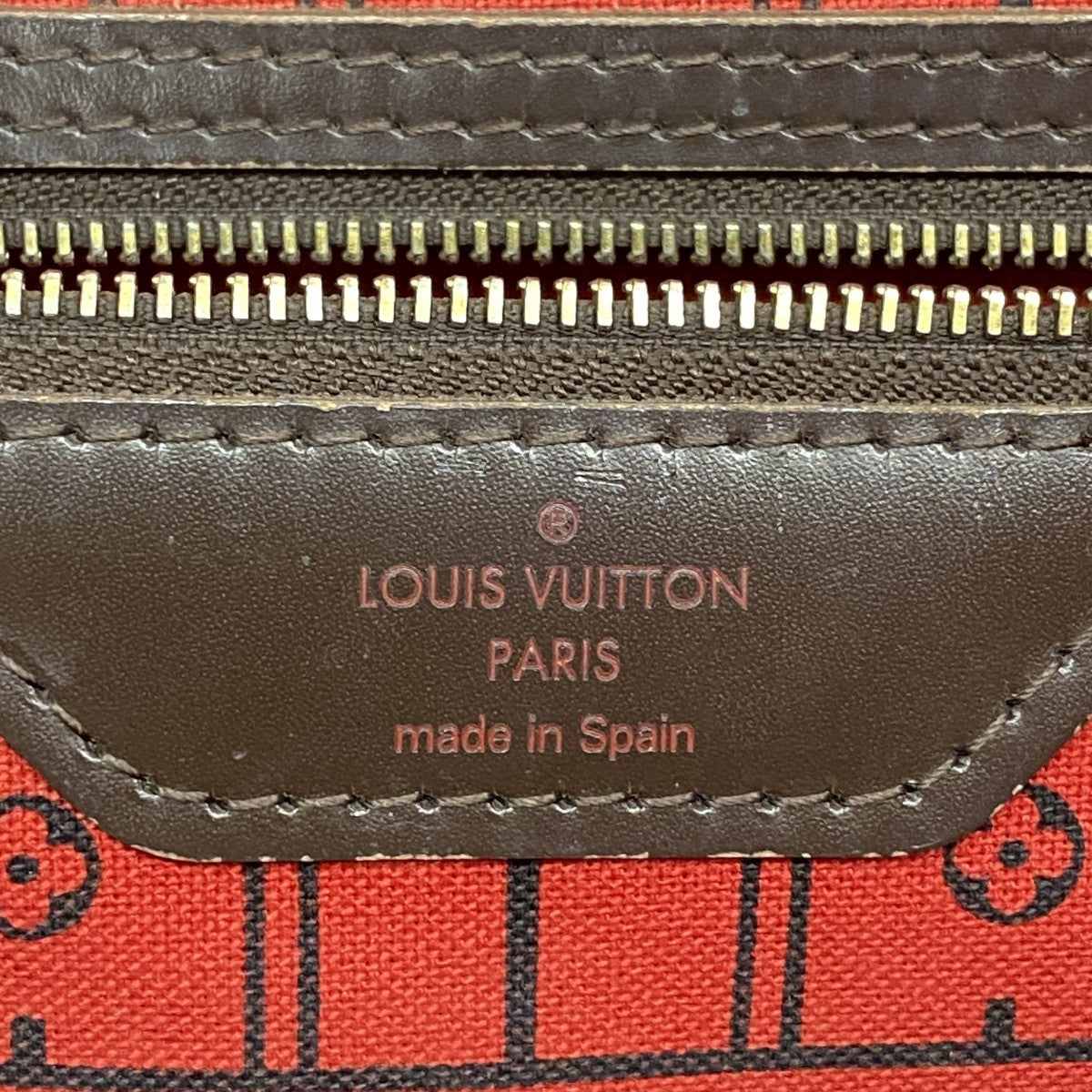 【6gc3593】ルイヴィトン トートバッグ モノグラム ネヴァーフルMM N51105 エベヌ【中古】レディース