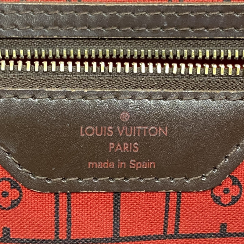 【6gc3593】ルイヴィトン トートバッグ モノグラム ネヴァーフルMM N51105 エベヌ【中古】レディース