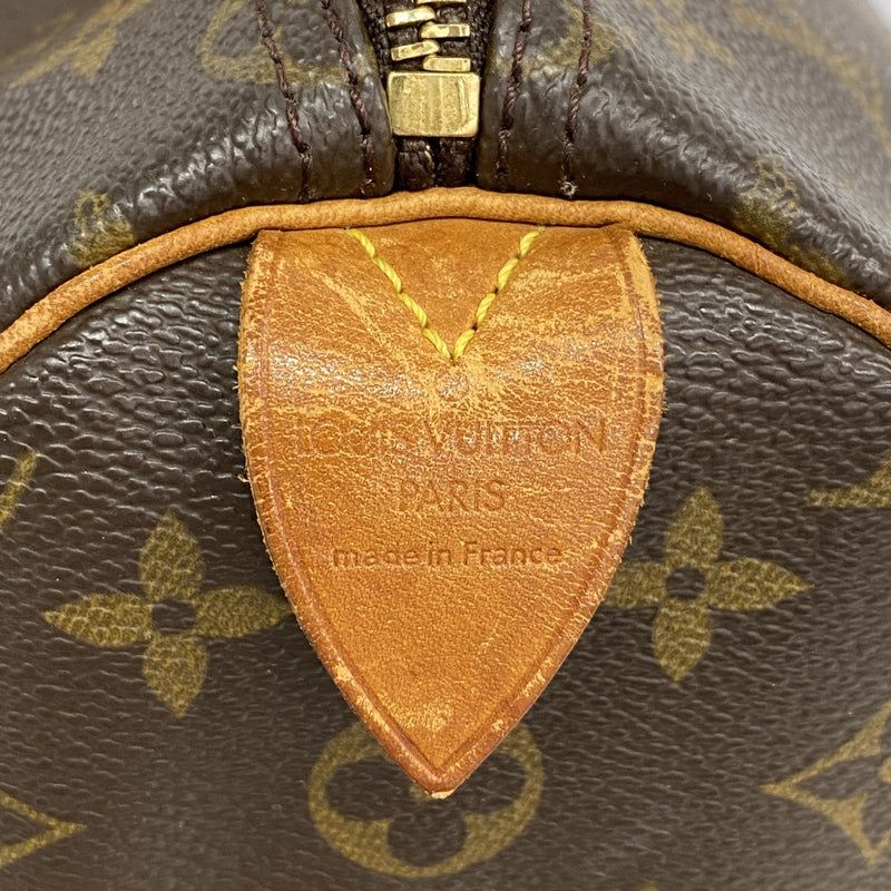 【6gc3598】ルイヴィトン ハンドバッグ モノグラム スピーディ35 M41107 ブラウン【中古】レディース