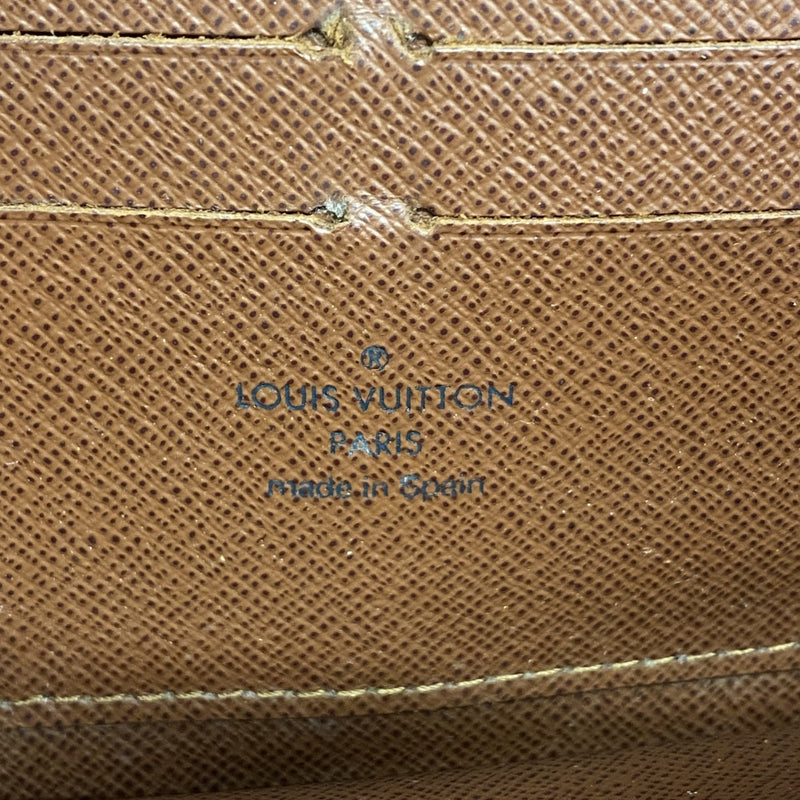 【6gc3601】ルイヴィトン 長財布 モノグラム ジッピーウォレット M60017 ブラウン【中古】メンズ レディース ユニセックス