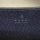 【6gc3611-k】グッチ ショルダーバッグ オフィディア 681064 PVC レザー ネイビー シルバー金具【中古】レディース