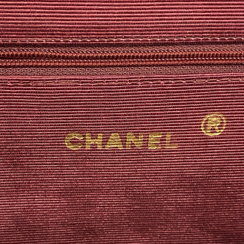 【6gc3614-k】シャネル ショルダーバッグ マトラッセ チェーンショルダー ラムスキン ブラック ゴールド金具【中古】レディース