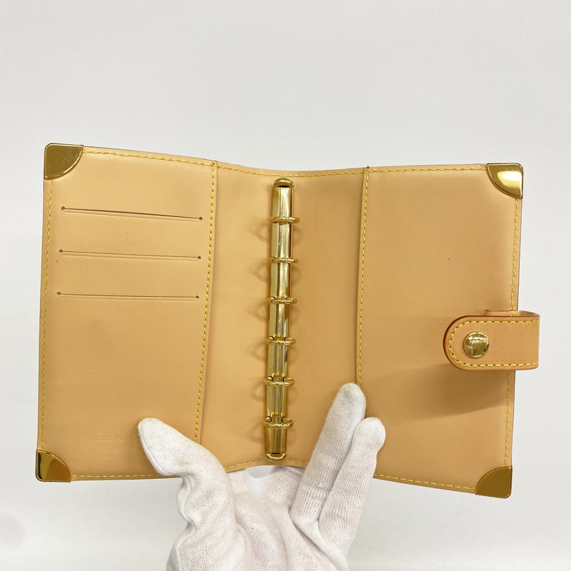 【6gc3620-k】ルイヴィトン 手帳カバー モノグラム・マルチカラー アジェンダPM R20896 ブロン【中古】レディース