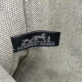 【6gc3630-k】エルメス トートバッグ ニューフールトゥ トワルアッシュ ブラック シルバー金具【中古】レディース