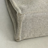 【6gc3630-k】エルメス トートバッグ ニューフールトゥ トワルアッシュ ブラック シルバー金具【中古】レディース