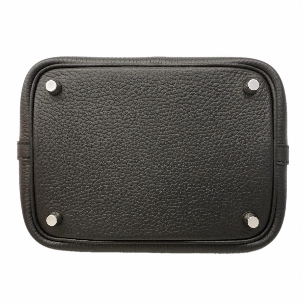 【6gc3631】エルメス ハンドバッグ ピコタンロックPM トリヨンクレマンス ブラック シルバー金具 K刻印【中古】レディース