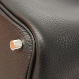【6gc3631】エルメス ハンドバッグ ピコタンロックPM トリヨンクレマンス ブラック シルバー金具 K刻印【中古】レディース