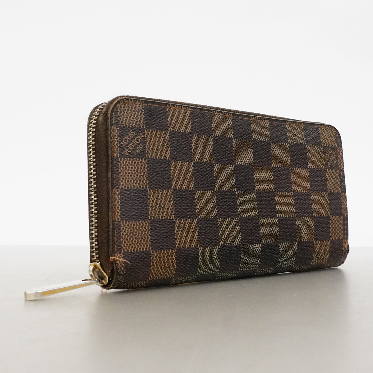 【6gc3643】ルイヴィトン 長財布 ダミエ ジッピーウォレット N60015 エベヌ【中古】メンズ レディース ユニセックス