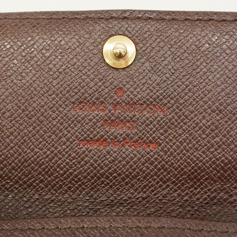 【6gc3644】ルイヴィトン キーケース ダミエ ミュルティクレ4 N62631 エベヌ【中古】メンズ レディース ユニセックス