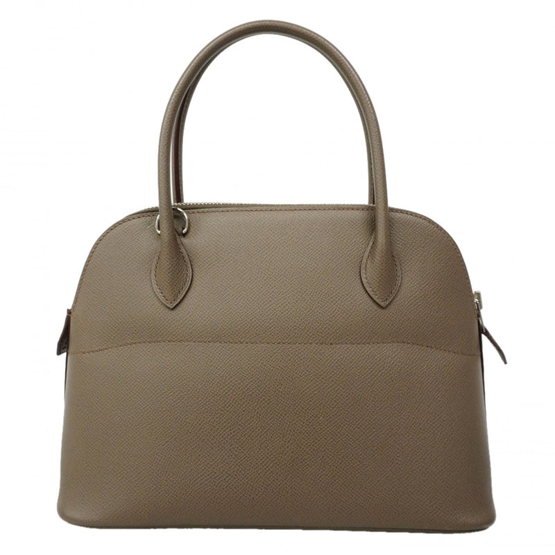 【6gc3647】エルメス ハンドバッグ ボリード27 ヴォーエプソン エタン シルバー金具 C刻印 2wayバッグ【中古】レディース
