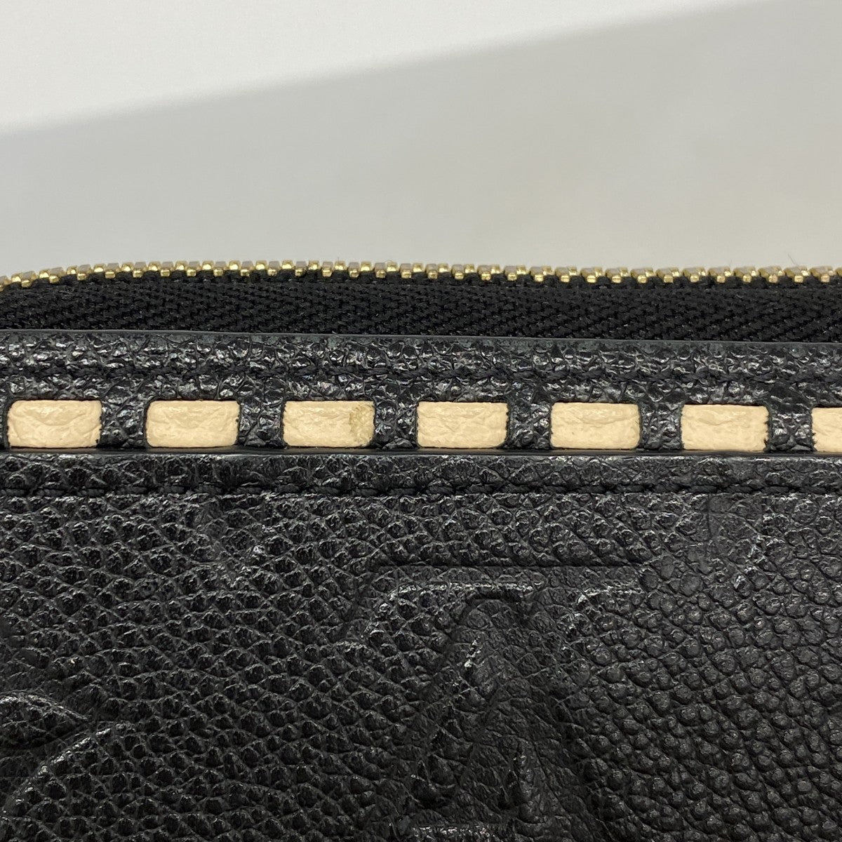 【6gc3651-k】ルイヴィトン 長財布 モノグラム・アンプラント ジッピーウォレット M64805 ノワール【中古】レディース