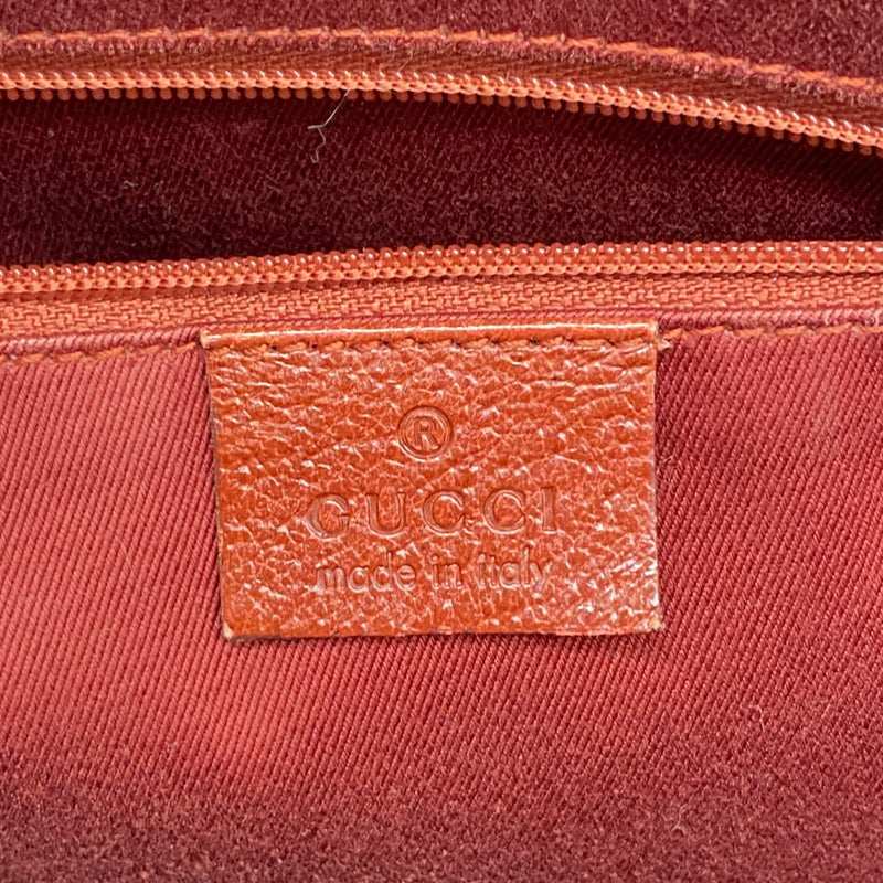 【6gc3656-k】グッチ トートバッグ GGキャンバス 113017 キャンバス レッド シルバー金具【中古】レディース