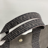 【6gc3659-k】エルメス トートバッグ エールラインMM キャンバス グレー シルバー金具【中古】メンズ レディース ユニセックス