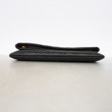 【6gc3662-k】シャネル クラッチバッグ マトラッセ ラムスキン ブラック ゴールド金具【中古】メンズ レディース ユニセックス