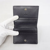 【6gc3665-k】グッチ 財布 オフィディア 523155 PVC ネイビー シルバー金具【中古】メンズ レディース ユニセックス