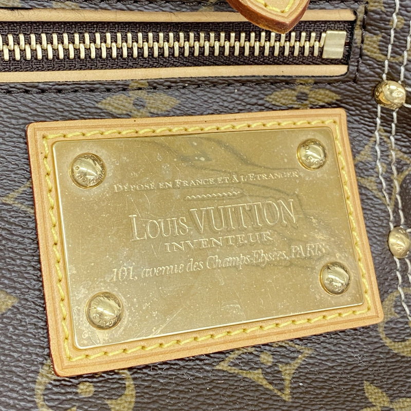 【6gc3673-k】ルイヴィトン ハンドバッグ モノグラム リヴェット M40140 ブラウン【中古】レディース