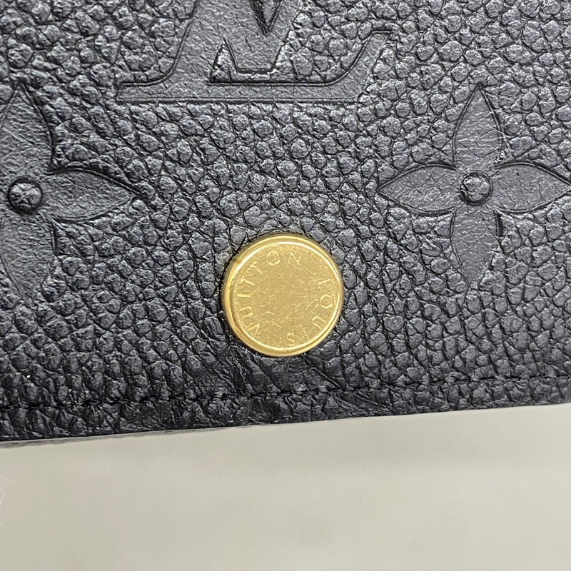 【6gc3679-k】ルイヴィトン 名刺入れ モノグラム・アンプラント アンヴェロップカルトドゥヴィジット M58456 ノワール【中古】レディース