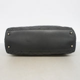 【6gc3686】シャネル トートバッグ マトラッセ ラムスキン ブラック シルバー金具【中古】レディース