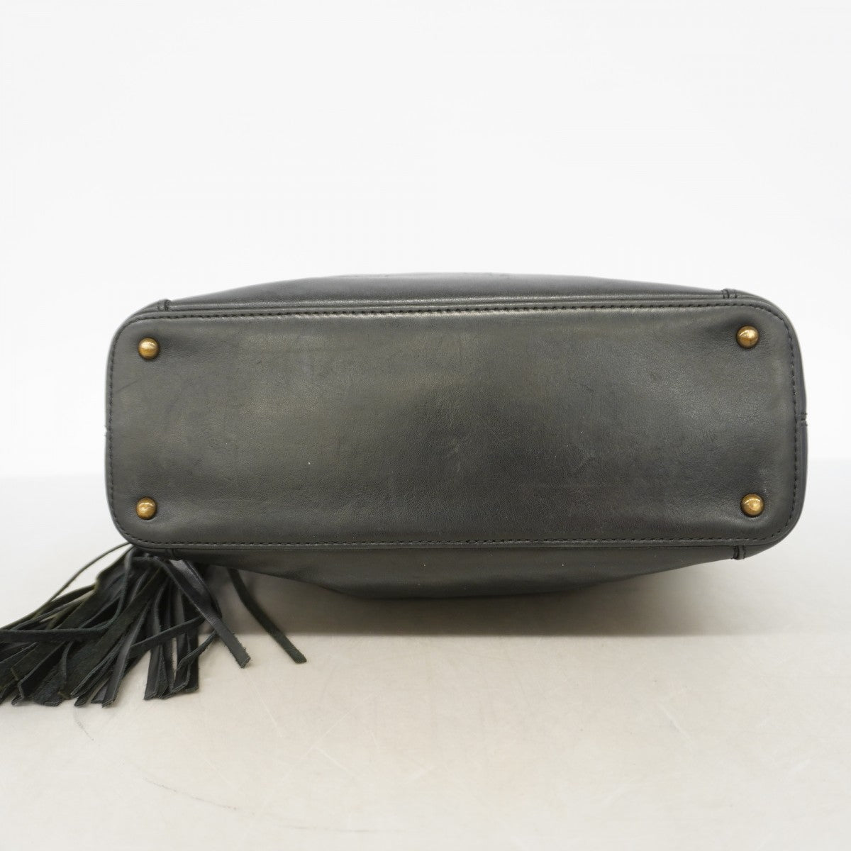 【6gc3687】シャネル トートバッグ レザー ブラック シルバー金具【中古】レディース