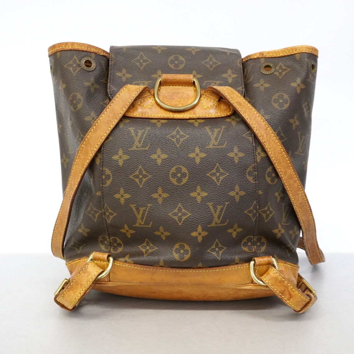 【6gc3691】ルイヴィトン リュック・デイパック モノグラム モンスリMM M51136 ブラウン【中古】レディース