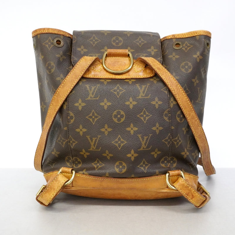 【6gc3691】ルイヴィトン リュック・デイパック モノグラム モンスリMM M51136 ブラウン【中古】レディース