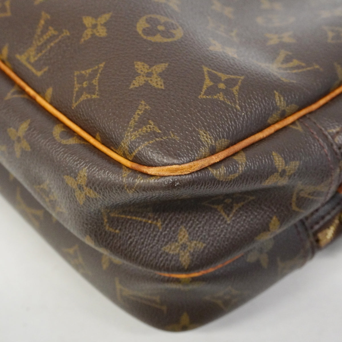 【6gc3692】ルイヴィトン ショルダーバッグ モノグラム リポーターPM M45254 ブラウン【中古】レディース
