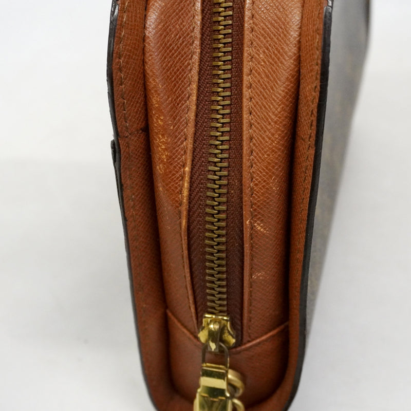 【6gc3698】ルイヴィトン クラッチバッグ モノグラム オルセー M51790 ブラウン【中古】メンズ