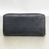 【6gc3718-k】ルイヴィトン 長財布 マヒナ ジッピーウォレット M61867 ノワール【中古】メンズ レディース ユニセックス