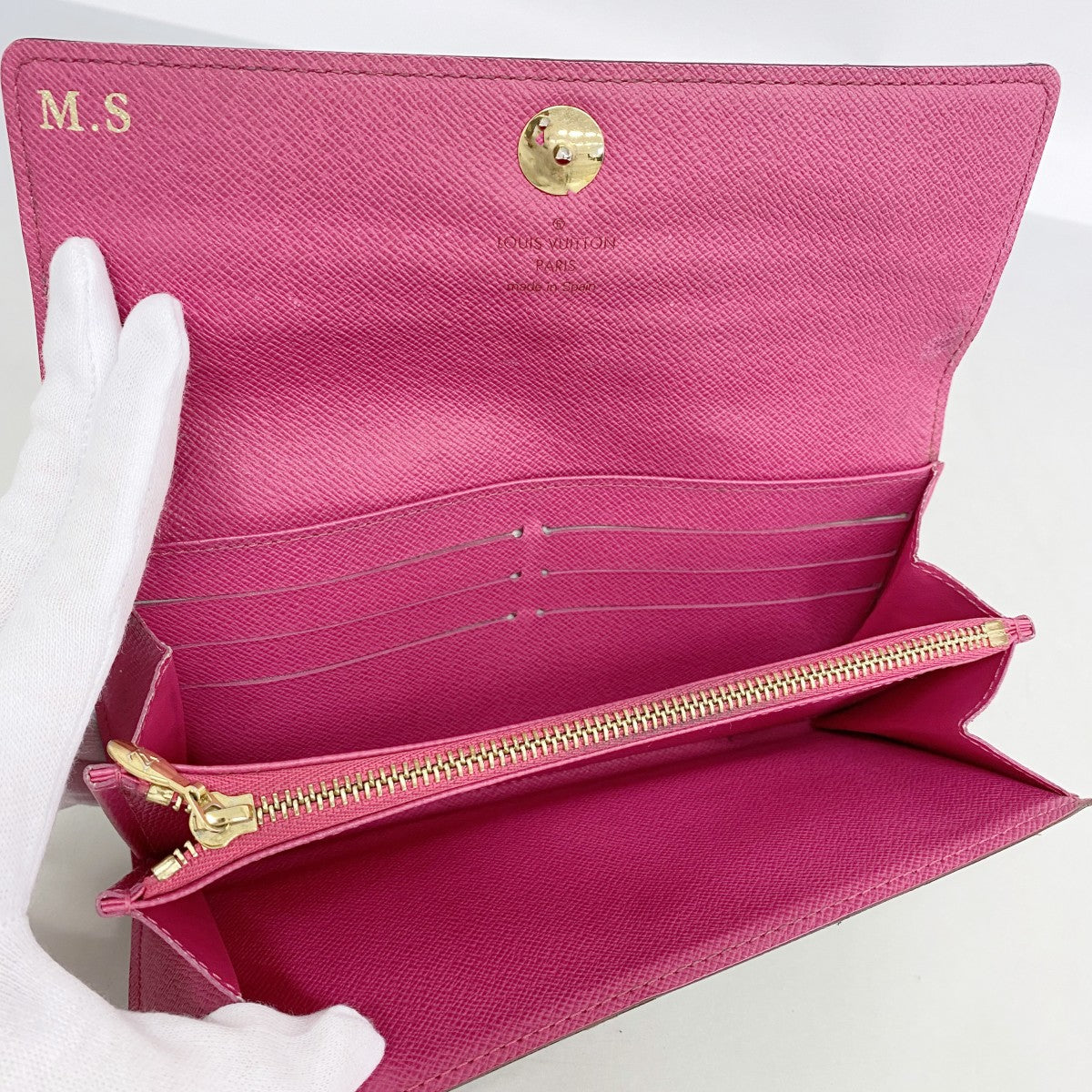 【6gc3725-k】ルイヴィトン 長財布 モノグラム・マルチカラー ポルトフォイユサラ M93747 ノワール/グルナード【中古】レディース
