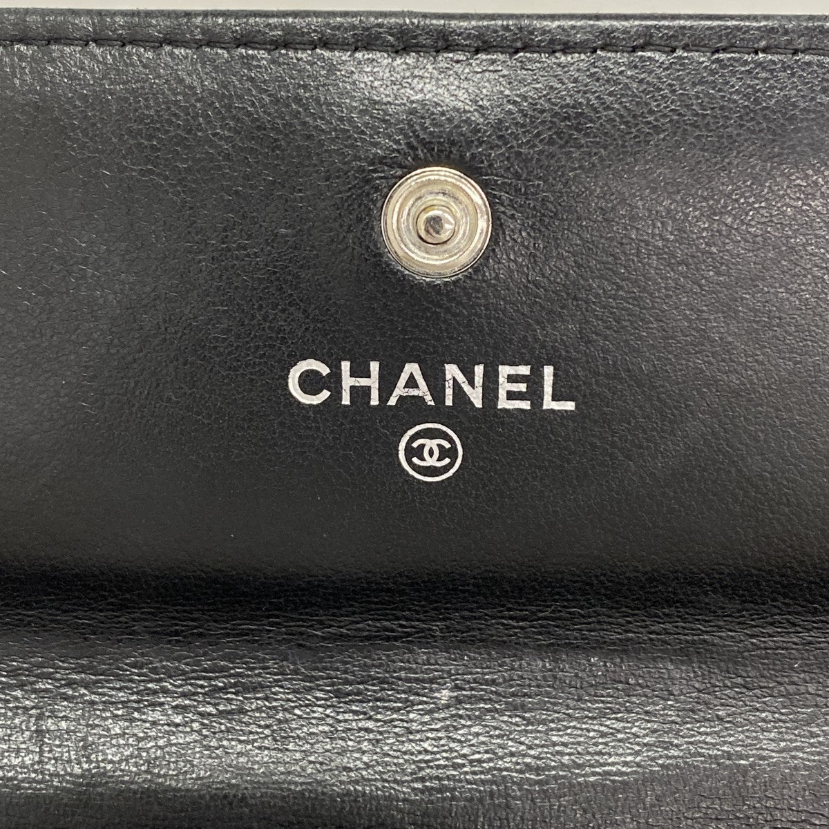 【6gc3734-k】ルイヴィトン 長財布 マトラッセ ラムスキン ブラック シルバー金具【中古】レディース