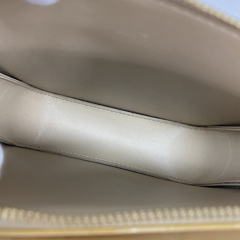 【6gc3736-k】ルイヴィトン ショルダーバッグ ヴェルニ モット M91136 ベージュ【中古】レディース