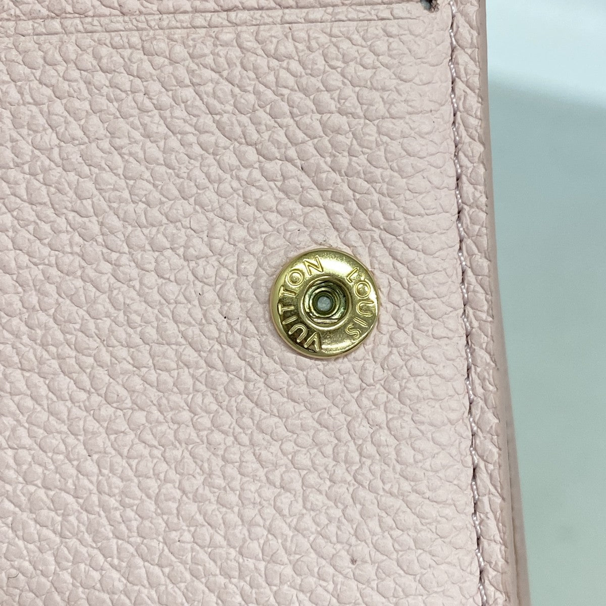 【6gc3739-k】ルイヴィトン 財布 モノグラム・アンプラント ブロデリー ポルトフォイユクレア M81212 ピンク【中古】レディース