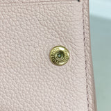 【6gc3739-k】ルイヴィトン 財布 モノグラム・アンプラント ブロデリー ポルトフォイユクレア M81212 ピンク【中古】レディース