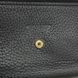 【6gc3748-k】ルイヴィトン 財布 トリヨン ポルトフォイユカプシーヌコンパクト M82764 ノワール【中古】レディース