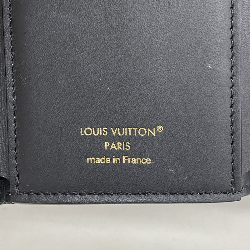 【6gc3748-k】ルイヴィトン 財布 トリヨン ポルトフォイユカプシーヌコンパクト M82764 ノワール【中古】レディース