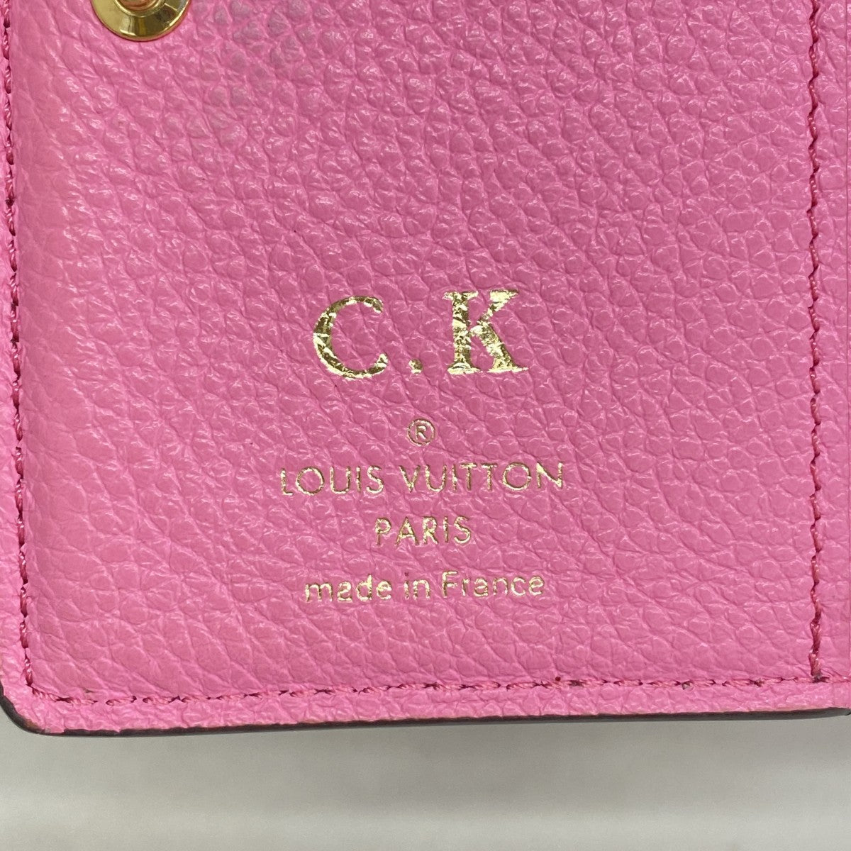 【6gc3749-k】ルイヴィトン 財布 モノグラム・アンプラント ポルトフォイユクレア M82514 ピンク【中古】レディース