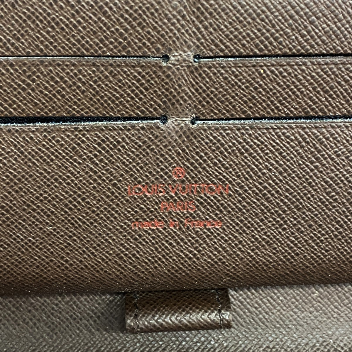【6gc3751-k】ルイヴィトン 長財布 ダミエ ジッピーオーガナイザー N60003 エベヌ【中古】メンズ レディース ユニセックス