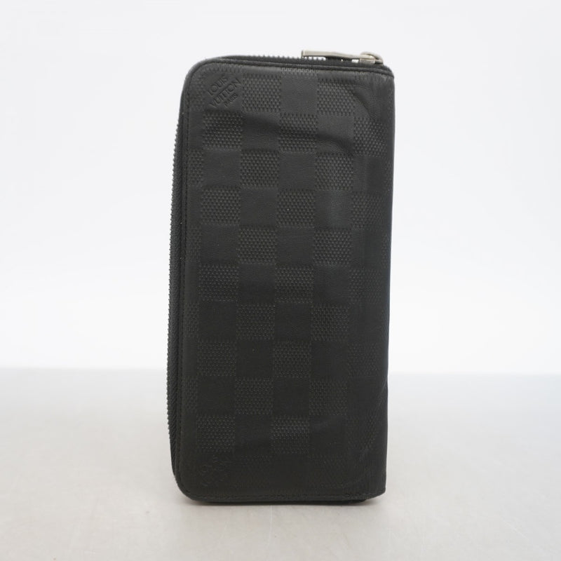 【6gc3769-k】ルイヴィトン 長財布 ダミエ・アンフィニ ジッピーウォレットヴェルティカル N63548 オニキス 【中古】メンズ