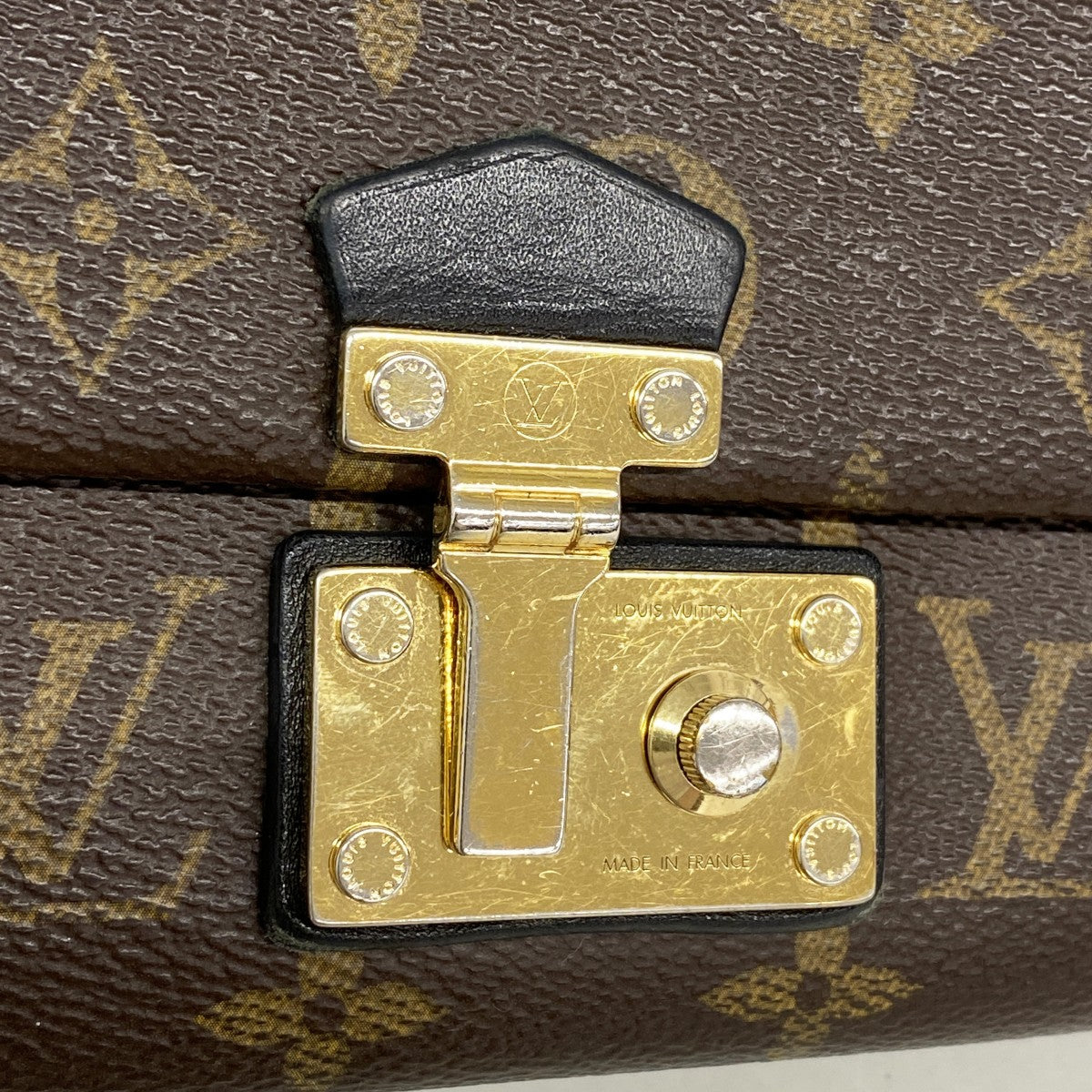 【6gc3774-k】ルイヴィトン 長財布 モノグラム・マカサー ポルトフォイユトブラローネ M61499 ブラウン【中古】レディース