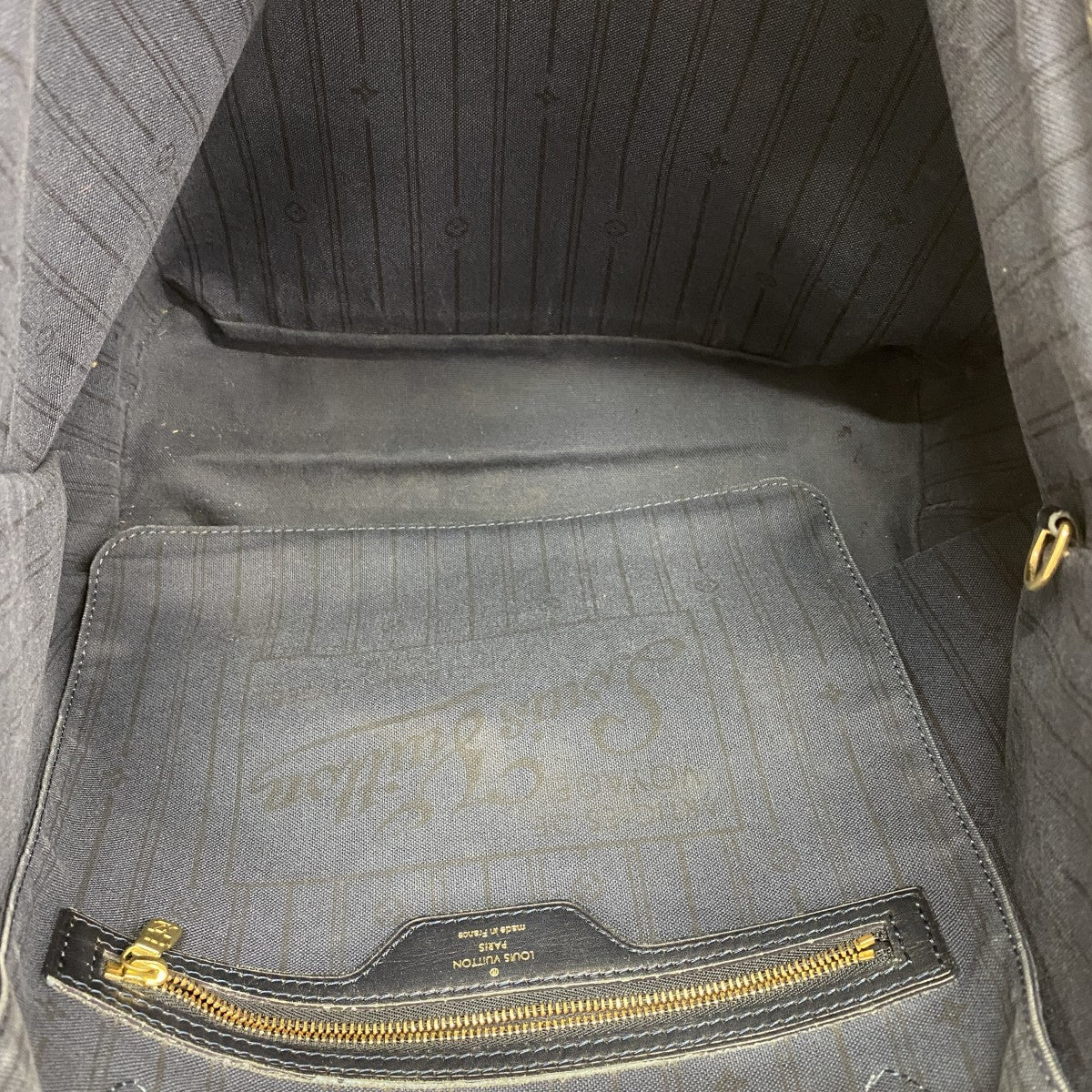 【6gc3777-k】ルイヴィトン トートバッグ モノグラム・イディール ネヴァーフルMM M40514 アンクル【中古】レディース