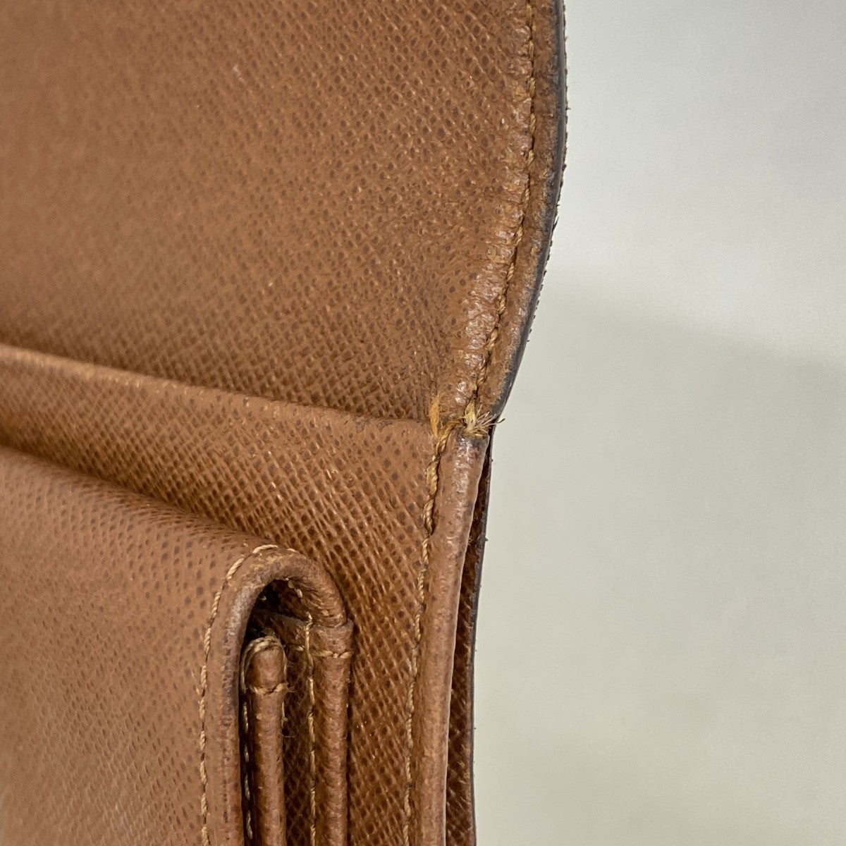 【6gc3757-k】ルイヴィトン 三つ折り財布 モノグラム ポルトトレゾールエテュイパピエ M61202 ブラウン【中古】レディース