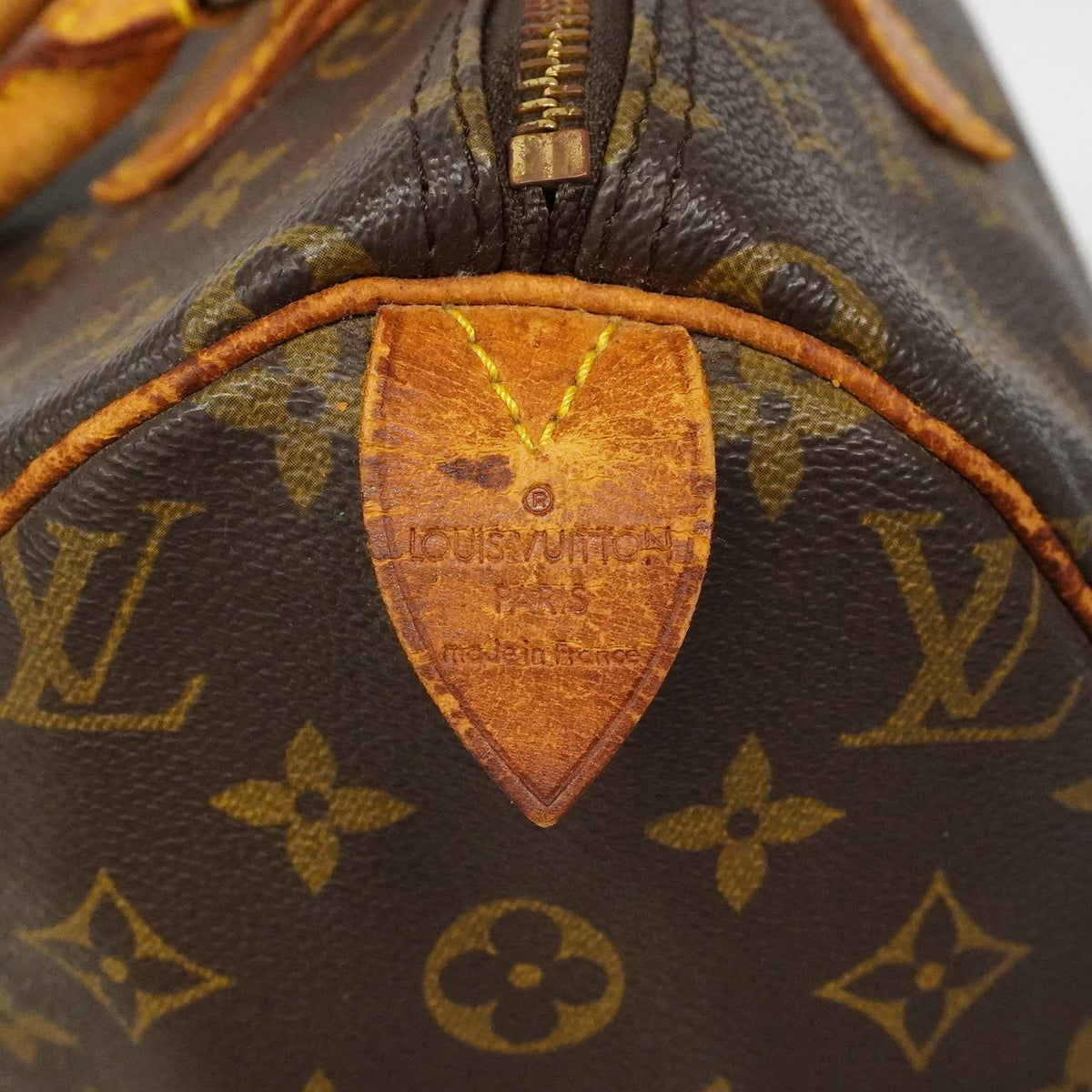 【6gd3779】ルイヴィトン ハンドバッグ モノグラム スピーディ30 M41526 ブラウン【中古】レディース