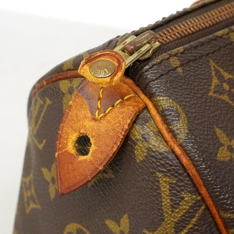 【6gd3779】ルイヴィトン ハンドバッグ モノグラム スピーディ30 M41526 ブラウン【中古】レディース