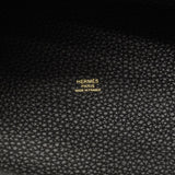 【6gd3792】エルメス ハンドバッグ ピコタンロックMM トリヨンクレマンス ブラック ゴールド金具 K刻印【中古】レディース